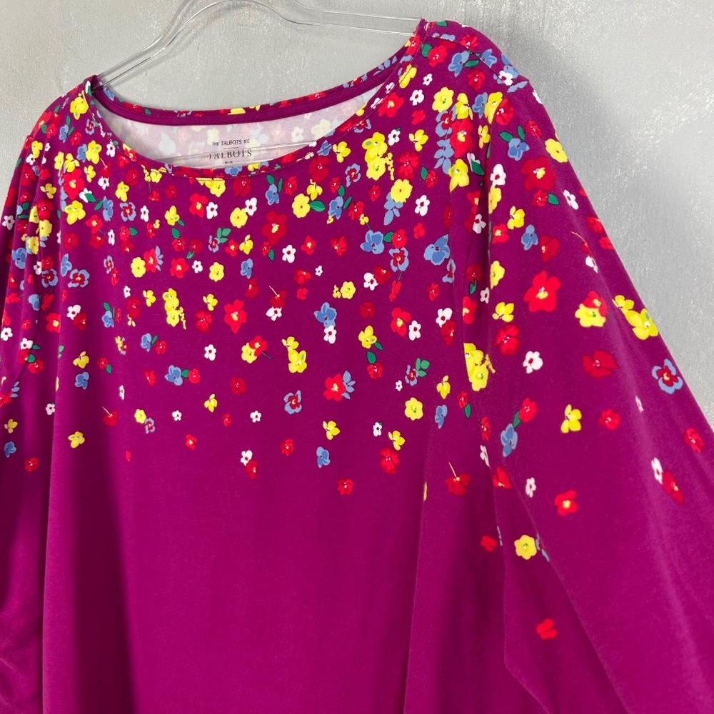 Talbots Plus Size 3x The Talbots Tee 3/4 Sleeve P… - image 4